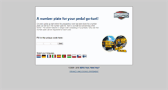 Desktop Screenshot of mygokart.net